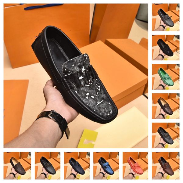 193model men's driving shoe monte carlo moccasin loafer designer driver shoes grained leather embossed monograms flower pattern slip-on, Black 
193model men's driving shoe monte carlo moccasin loafer designer driver shoes grained leather embossed monograms flower pattern slip-on, Black