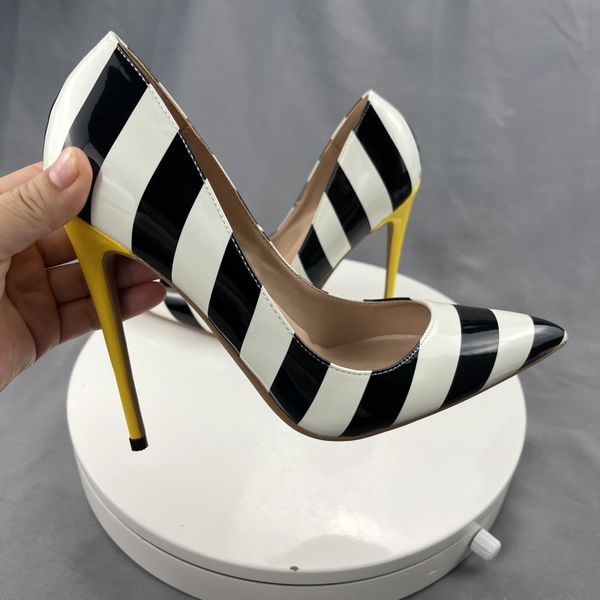 black-white striped women pumps basic mixed colors shallow pointy toe stiletto high heels shoes woman zapato de tacn size 44 45
black-white striped women pumps basic mixed colors shallow pointy toe stiletto high heels shoes woman zapato de tacn size 44 45