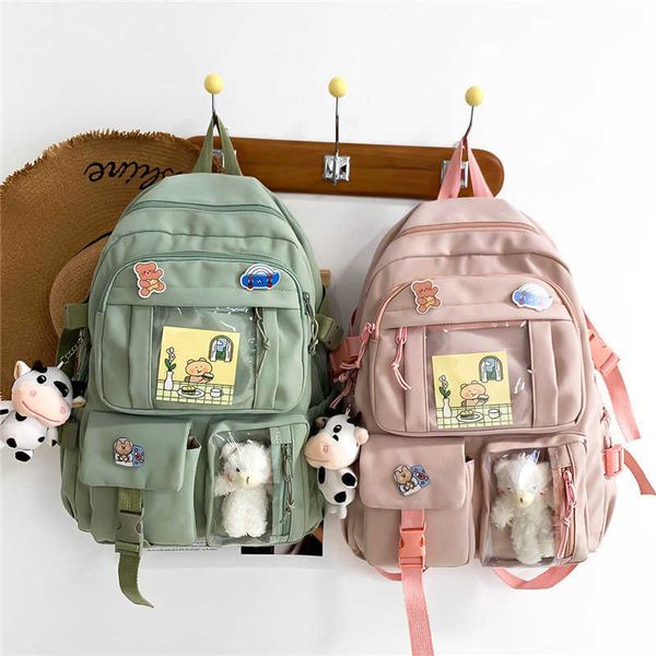 junior high school students' schoolbag ins korean version new primary school students' lovely harajuku backpack fashion oxford clo
junior high school students' schoolbag ins korean version new primary school students' lovely harajuku backpack fashion oxford clo