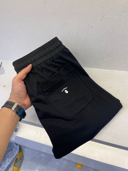 2023 latest designer pants fashion breathable material embroidered design luxury baggy men's sports casual pants, Black
2023 latest designer pants fashion breathable material embroidered design luxury baggy men's sports casual pants, Black