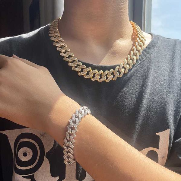 in stock 13mm 2row cuban chain luxury style for men's necklace hiphop rap cuban link with moissanite diamond, Silver
in stock 13mm 2row cuban chain luxury style for men's necklace hiphop rap cuban link with moissanite diamond, Silver