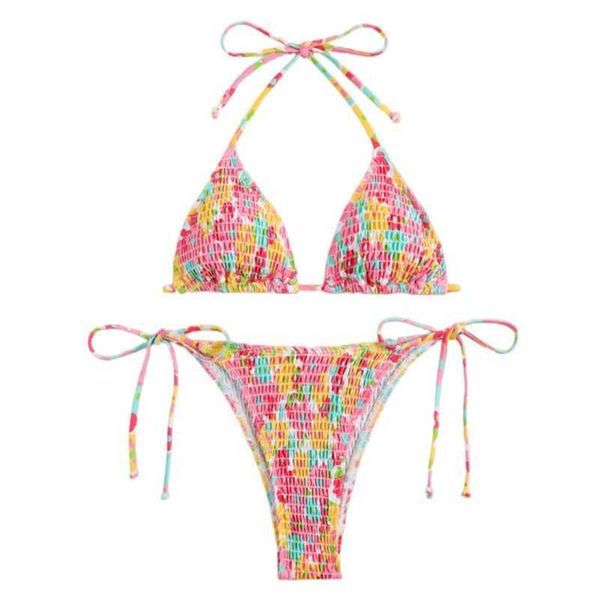 internet celebrity swimsuit for women's summer split high-end girl color floral bikini three point hanging neck swimsuit, White;black
internet celebrity swimsuit for women's summer split high-end girl color floral bikini three point hanging neck swimsuit, White;black