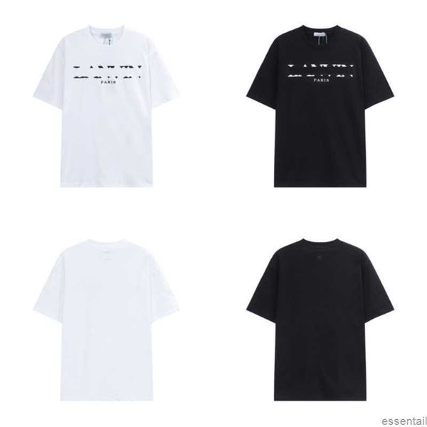 2023 lanvins designer men's t-shirts luxury embroidery letter short sleeve crewneck tees casual cotton tees sports t shirts women', White;black
2023 lanvins designer men's t-shirts luxury embroidery letter short sleeve crewneck tees casual cotton tees sports t shirts women', White;black