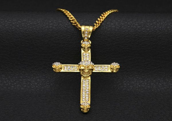 personality men hiphop necklace fashion jewelry crystal skull cross pendants necklaces chokers gothic punk party gifts for men nl7211855, Silver
personality men hiphop necklace fashion jewelry crystal skull cross pendants necklaces chokers gothic punk party gifts for men nl7211855, Silver