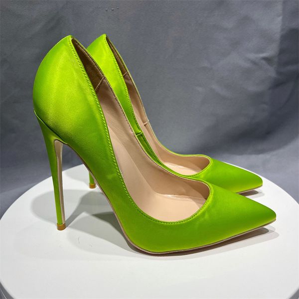 12cm womens high-heeled green silk high heels party shoes night clubs black satin single shoes pointed toe shoes women
12cm womens high-heeled green silk high heels party shoes night clubs black satin single shoes pointed toe shoes women