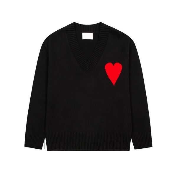 amis paris fashion mens designer amies knitted sweater embroidered red heart solid color big love round neck sweaters for men and women 10bs, White;black
amis paris fashion mens designer amies knitted sweater embroidered red heart solid color big love round neck sweaters for men and women 10bs, White;black