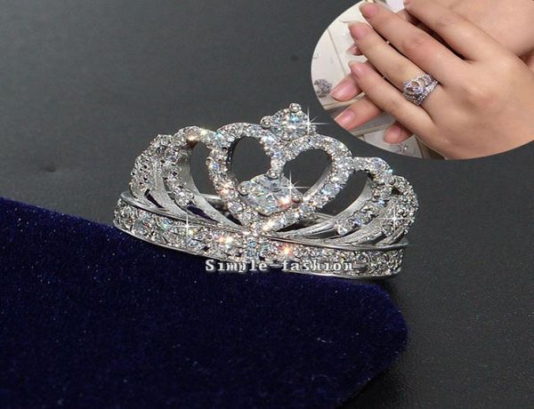brand fashion women crown ring 925 sterling silver 5a zircon cz wedding finger band rings for women4718287, Slivery;golden
brand fashion women crown ring 925 sterling silver 5a zircon cz wedding finger band rings for women4718287, Slivery;golden