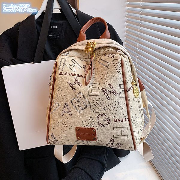 wholesale ladies shoulder bag 2 colors simple thick printed casual backpack college wind wear-resistant leather handbag double zipper bag fa
wholesale ladies shoulder bag 2 colors simple thick printed casual backpack college wind wear-resistant leather handbag double zipper bag fa