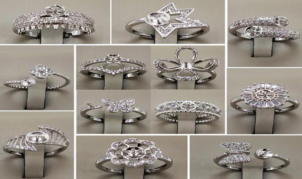 whole pearl ring settings zircon solid 925 silver ring settings 16 styles ring for women mounting rings adjustable blank diy j2502642, Slivery;crystal
whole pearl ring settings zircon solid 925 silver ring settings 16 styles ring for women mounting rings adjustable blank diy j2502642, Slivery;crystal