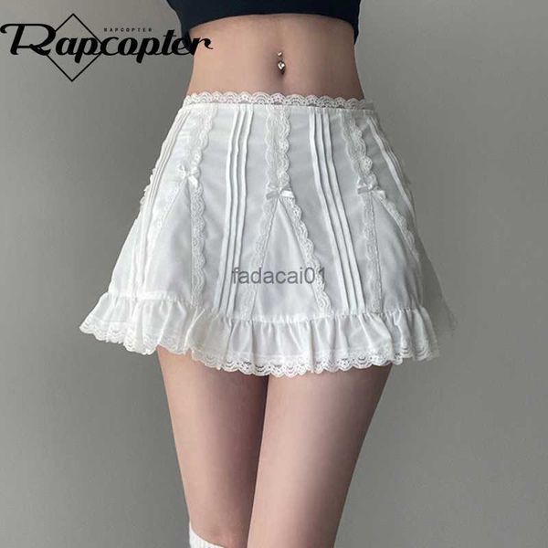 rapcopter white bow lace mini skirts women fairycore cute ryffles short skirts korean chic party outfits prepply aesthetic new l230621, Black
rapcopter white bow lace mini skirts women fairycore cute ryffles short skirts korean chic party outfits prepply aesthetic new l230621, Black