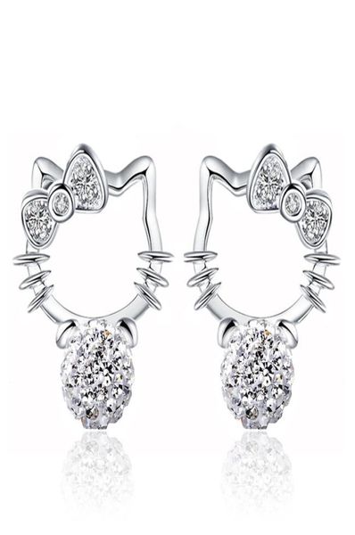s925 sterling silver stud earrings cute sweet kitty cat animal designer earring earings ear rings with crystal cz diamond pearl je4045915, Golden;silver
s925 sterling silver stud earrings cute sweet kitty cat animal designer earring earings ear rings with crystal cz diamond pearl je4045915, Golden;silver