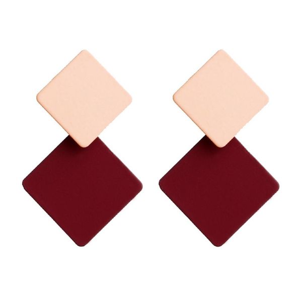new paint geometric square earrings exaggerated fashion simple wild net red earrings retro cold wind female9791366, Silver
new paint geometric square earrings exaggerated fashion simple wild net red earrings retro cold wind female9791366, Silver