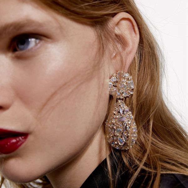 leading lady fancy 2023 you are the trend dangle drop earrings old fashion 18k alloy electroplated gold new stylish shinning diamonds brand, Silver
leading lady fancy 2023 you are the trend dangle drop earrings old fashion 18k alloy electroplated gold new stylish shinning diamonds brand, Silver