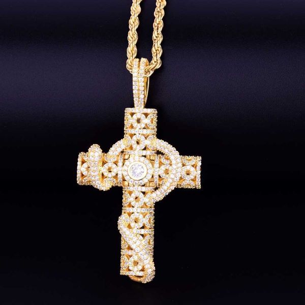 pendant necklaces animal snake cross necklace gold color plated bling cubic zircon men's hip hop rock jewelry 230621, Silver
pendant necklaces animal snake cross necklace gold color plated bling cubic zircon men's hip hop rock jewelry 230621, Silver