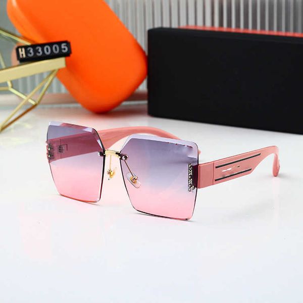 wholesale of fashionable h-letter trendy street ps high-end for women frameless cut edge sunglasses, White;black 
wholesale of fashionable h-letter trendy street ps high-end for women frameless cut edge sunglasses, White;black