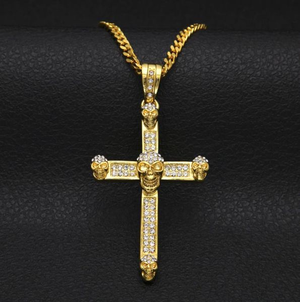 personality men hiphop necklace fashion jewelry crystal skull cross pendants necklaces chokers gothic punk party gifts for men nl5408977, Silver
personality men hiphop necklace fashion jewelry crystal skull cross pendants necklaces chokers gothic punk party gifts for men nl5408977, Silver