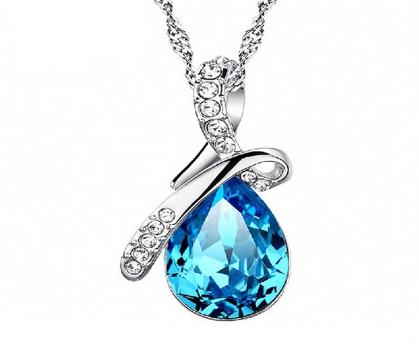 luxury austria crystal tears of angels necklaces water drop shape rhinestone pendant silver plated chains for women fashion jewelr5748487
luxury austria crystal tears of angels necklaces water drop shape rhinestone pendant silver plated chains for women fashion jewelr5748487