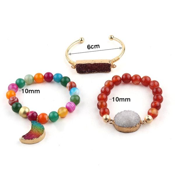 bangle rh fashion designer beaded bracelet sets druzy moon charm 3pc stack druzy bangle bracelets set for women jewelry gift, Black
bangle rh fashion designer beaded bracelet sets druzy moon charm 3pc stack druzy bangle bracelets set for women jewelry gift, Black