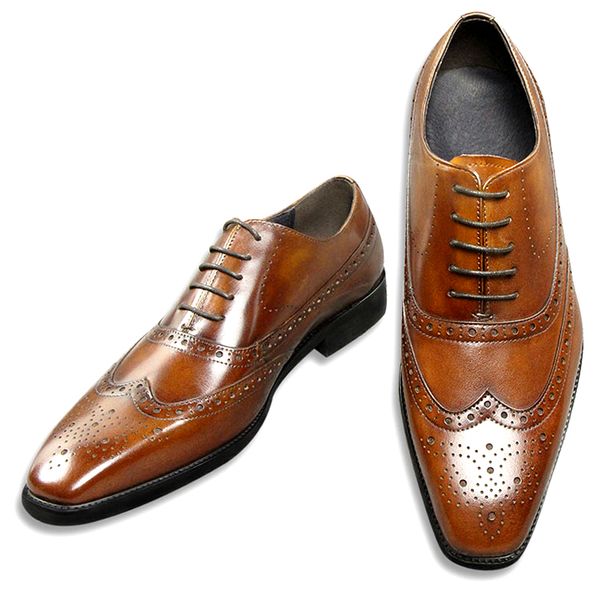 british style mens summer brogue leather shoes casual retro hand-carved business dress pointed shoes genuine leather gift, Black
british style mens summer brogue leather shoes casual retro hand-carved business dress pointed shoes genuine leather gift, Black