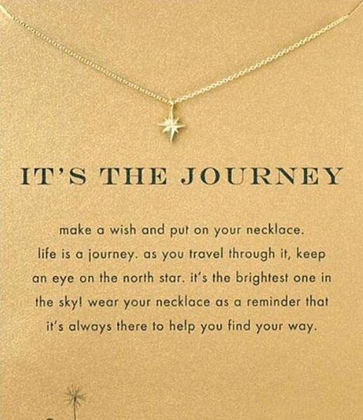 with card cute dogeared necklace with polaris pendant it039s the journey no fade and 189127, Silver
with card cute dogeared necklace with polaris pendant it039s the journey no fade and 189127, Silver