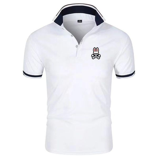 men's skeleton rabbit psycho bunny polo shirt flocked print cartoon embroidery short sleeve fashion brand leisure men and women's, White;black
men's skeleton rabbit psycho bunny polo shirt flocked print cartoon embroidery short sleeve fashion brand leisure men and women's, White;black