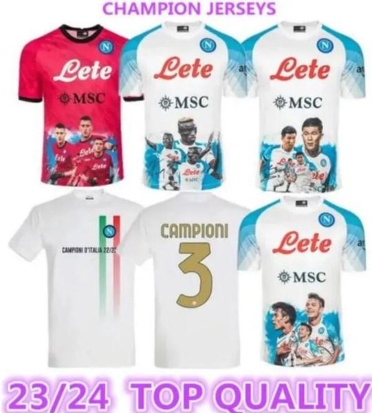 23 napoli soccer jersey naples football shirt 22 23 24 campioni d'italia t -shirt maglietta insigne mertens man uniform osimhen face ga, Black
23 napoli soccer jersey naples football shirt 22 23 24 campioni d'italia t -shirt maglietta insigne mertens man uniform osimhen face ga, Black