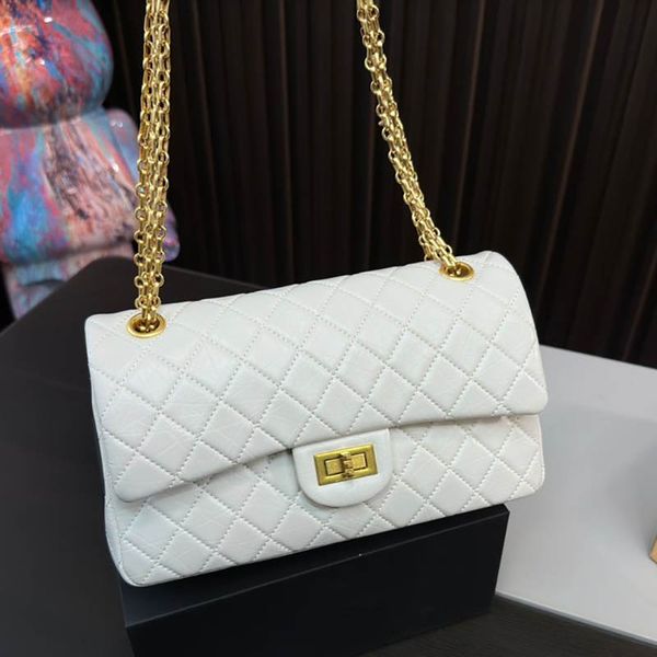 classic 2.55 vintage double flap women designer bag elephant leather matelasse chain luxury handbag evening trend clutch shoulder bag card h
classic 2.55 vintage double flap women designer bag elephant leather matelasse chain luxury handbag evening trend clutch shoulder bag card h