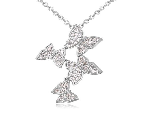 1111 new design butterfly pendant necklace micro paved with cubic zircon collar for women bijoux accessories jewelery gift7445965, Silver
1111 new design butterfly pendant necklace micro paved with cubic zircon collar for women bijoux accessories jewelery gift7445965, Silver