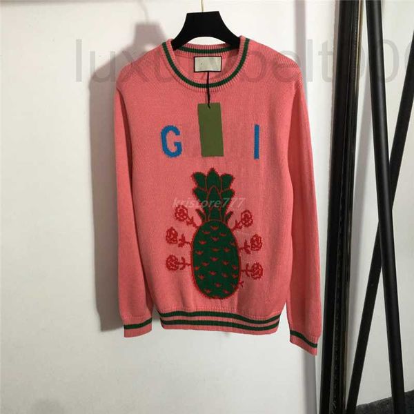 women's sweaters designer wool sweaters knits with letters pineapple pattern girls milan runway tank crop shirt high end long sleeve s, White;black
women's sweaters designer wool sweaters knits with letters pineapple pattern girls milan runway tank crop shirt high end long sleeve s, White;black
