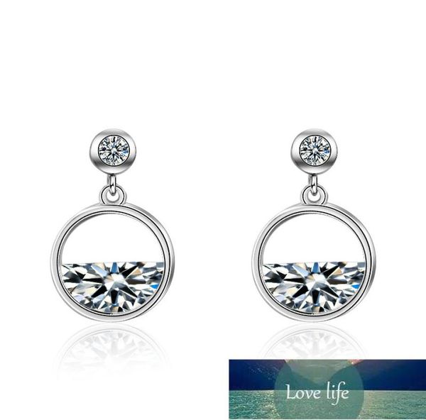 fashion shiny cubic zirconia round circle 925 sterling silver ladies stud earrings jewelry for women no fade students girl6905429, Golden;silver
fashion shiny cubic zirconia round circle 925 sterling silver ladies stud earrings jewelry for women no fade students girl6905429, Golden;silver