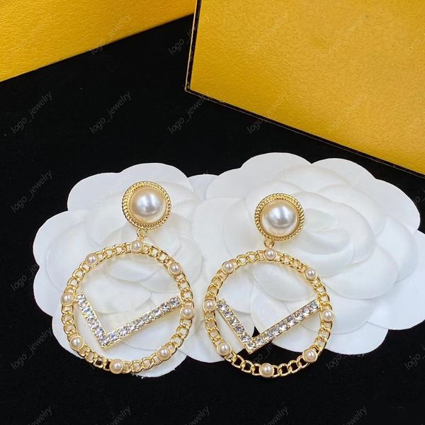 luxury designer fashion dangle chandelier earrings 18k gold pearl diamond letter pendant earrings women's wedding party gift jewelry, Silver
luxury designer fashion dangle chandelier earrings 18k gold pearl diamond letter pendant earrings women's wedding party gift jewelry, Silver