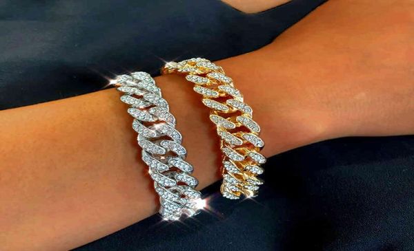 new fashion luxury 12mm iced out cuban link chain bracelet for women men gold silver color bling rhinestone jewelry8852920, Golden;silver
new fashion luxury 12mm iced out cuban link chain bracelet for women men gold silver color bling rhinestone jewelry8852920, Golden;silver