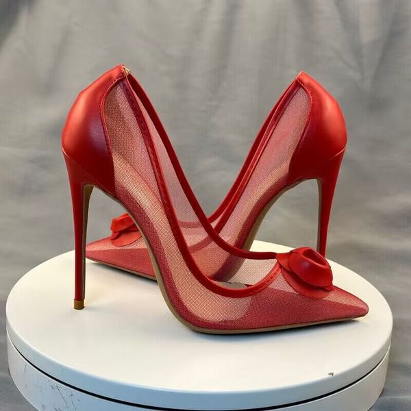 red mesh flowers cover women shoes thin high heels stilettos shiny 12cm high heels slip on party big size, Black
red mesh flowers cover women shoes thin high heels stilettos shiny 12cm high heels slip on party big size, Black