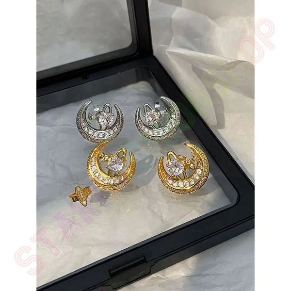 fashion stud earrings womens diamond moon saturn earrings luxury designer jewelry women diamond wedding gifts perfect trend008, Golden
fashion stud earrings womens diamond moon saturn earrings luxury designer jewelry women diamond wedding gifts perfect trend008, Golden