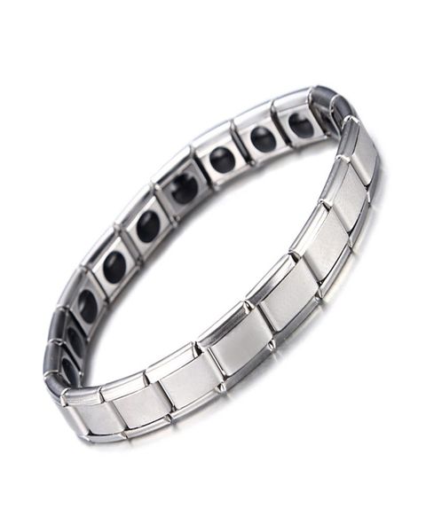 fashion women039s men039s jewelry silver plated 316l stainless steel bracelet bangle hearth care magnetic bracelets link8803166, Black
fashion women039s men039s jewelry silver plated 316l stainless steel bracelet bangle hearth care magnetic bracelets link8803166, Black
