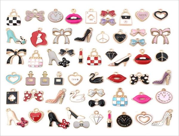 55pcs k gold color alloy findings charms for earring bracelet necklaces oil drip heart bow shoes pendants diy jewelry accessories8297826, Bronze;silver
55pcs k gold color alloy findings charms for earring bracelet necklaces oil drip heart bow shoes pendants diy jewelry accessories8297826, Bronze;silver
