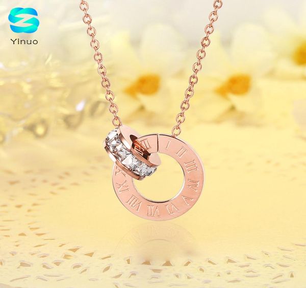 18k rose gold titanium steel jewelry roman numeral ring necklace women accessories whole4849475, Silver
18k rose gold titanium steel jewelry roman numeral ring necklace women accessories whole4849475, Silver