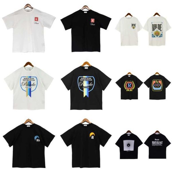 men's t-shirts high street rhude simple letter printing loose and versatile cotton short sleeve t-shirt, White;black
men's t-shirts high street rhude simple letter printing loose and versatile cotton short sleeve t-shirt, White;black