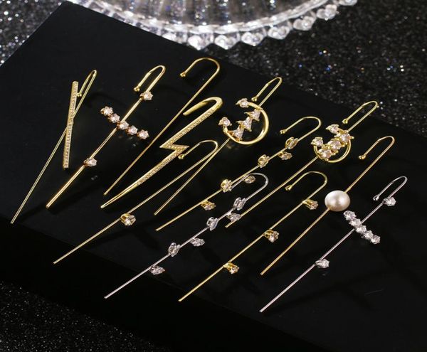 ear wrap crawler hook earrings for women girls fashion 14k gold plated cuff earring set unique rhinestone jewelry2799267, Golden;silver
ear wrap crawler hook earrings for women girls fashion 14k gold plated cuff earring set unique rhinestone jewelry2799267, Golden;silver