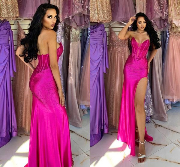 fuschia mermaid prom dresses long for women sweetheart sequined high side split formal occasions evening party birthday pageant second recep, Black
fuschia mermaid prom dresses long for women sweetheart sequined high side split formal occasions evening party birthday pageant second recep, Black