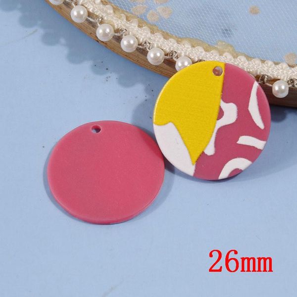crystal new style 50pcs/lot 23mm color pattern print geometry rounds shape acrylic beads diy jewelry earring/garment pendant accessory
crystal new style 50pcs/lot 23mm color pattern print geometry rounds shape acrylic beads diy jewelry earring/garment pendant accessory