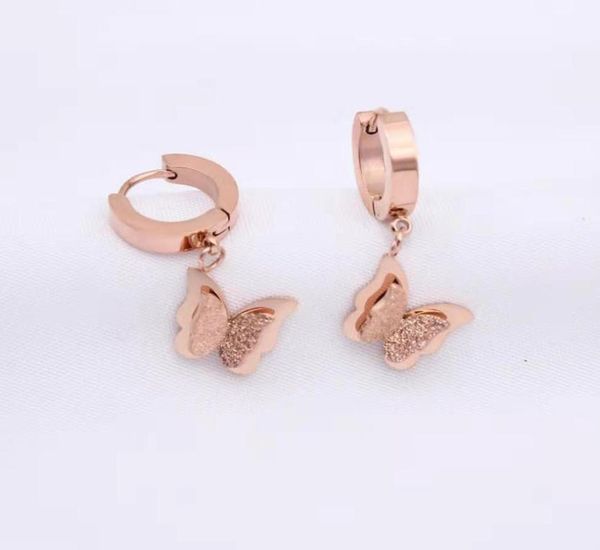 pretty fine rose gold titanium steel shiny double butterfly earrings jewellery women girls gift gift case9308808, Silver
pretty fine rose gold titanium steel shiny double butterfly earrings jewellery women girls gift gift case9308808, Silver