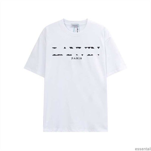 summer men's t-shirts embroidery lanvins letter designer short-sleeve tees casual women's pure cotton sports thirts white black fa
summer men's t-shirts embroidery lanvins letter designer short-sleeve tees casual women's pure cotton sports thirts white black fa