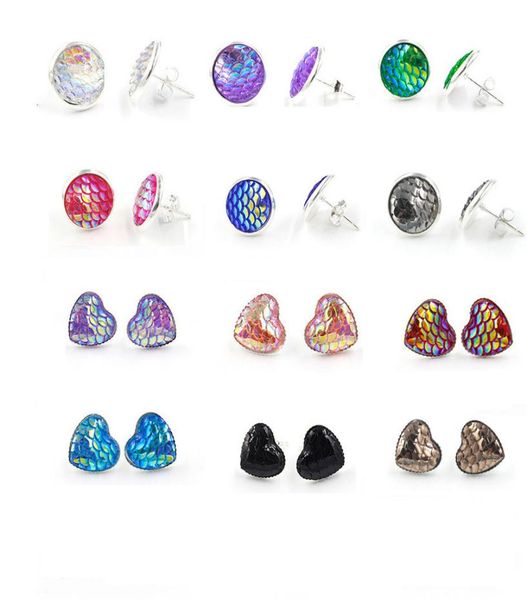 12mm mermaid resin fish scale stud earring fishscale earrings round heart shaped silver plated6304905, Golden;silver
12mm mermaid resin fish scale stud earring fishscale earrings round heart shaped silver plated6304905, Golden;silver