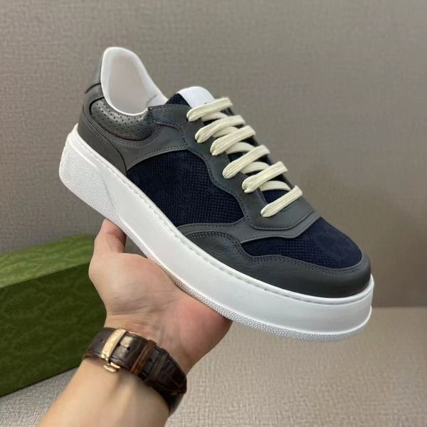 men's new casual shoes cowhide lace up colored thick sole sports shoes 726543, Black
men's new casual shoes cowhide lace up colored thick sole sports shoes 726543, Black