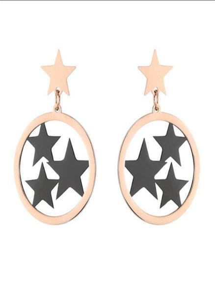 stud 316l stainless steel hollow round four gold black star earrings titanium female rose no fade3952873, Golden;silver
stud 316l stainless steel hollow round four gold black star earrings titanium female rose no fade3952873, Golden;silver
