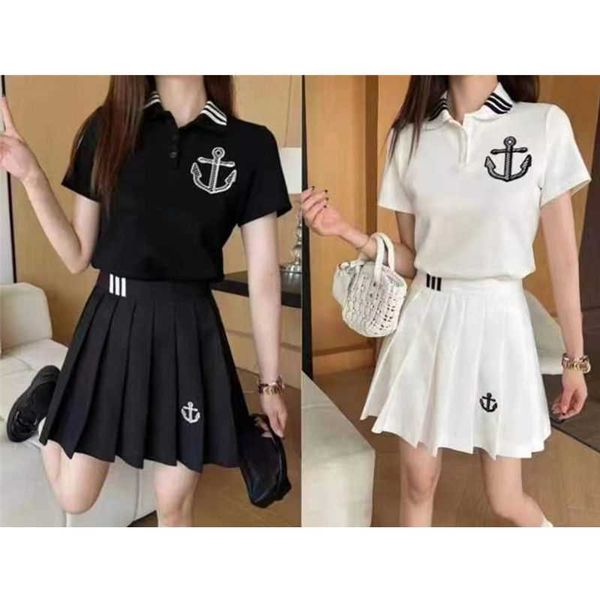 tb designer tracksuits womens knitting two-piece summer polo shirt knit miniskirt luxury brand slim american women clothing, White
tb designer tracksuits womens knitting two-piece summer polo shirt knit miniskirt luxury brand slim american women clothing, White