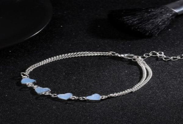 luminous heart tassel foot chain silver glow in the dark anklet chain yoga dancing foot bracelets ankle bracelets4701165, Red;blue
luminous heart tassel foot chain silver glow in the dark anklet chain yoga dancing foot bracelets ankle bracelets4701165, Red;blue
