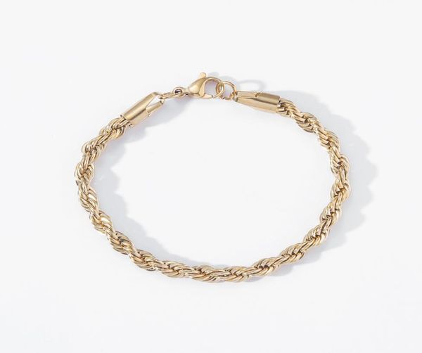 hip hop 18k gold plated stainless steel 5mm ed rope chain bracelet women039s link chain for men hiphop jewelry gift in bul1658029, Black
hip hop 18k gold plated stainless steel 5mm ed rope chain bracelet women039s link chain for men hiphop jewelry gift in bul1658029, Black