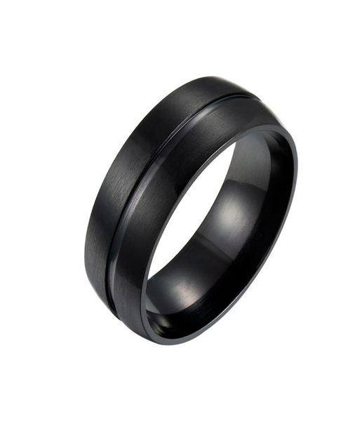 black simple mens ring fashion stainless steel trend metal texture ring temperament mens jewelry accessories9803490, Silver
black simple mens ring fashion stainless steel trend metal texture ring temperament mens jewelry accessories9803490, Silver